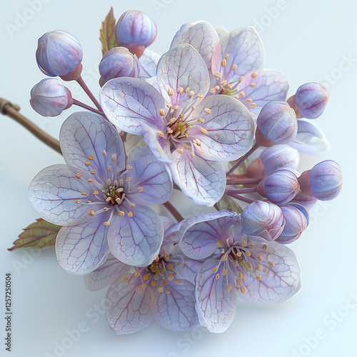 High-Quality Elderberry Image in Isolation on Transparent Background with Perfect Lighting and Realistic Texture for Scientific Research, Food Industry, or Pharmaceutical Applications photo