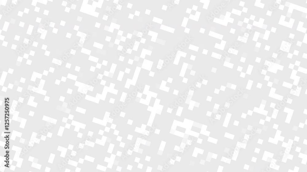 Abstract white grey blink dot background video