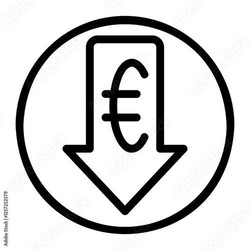 euro line icon