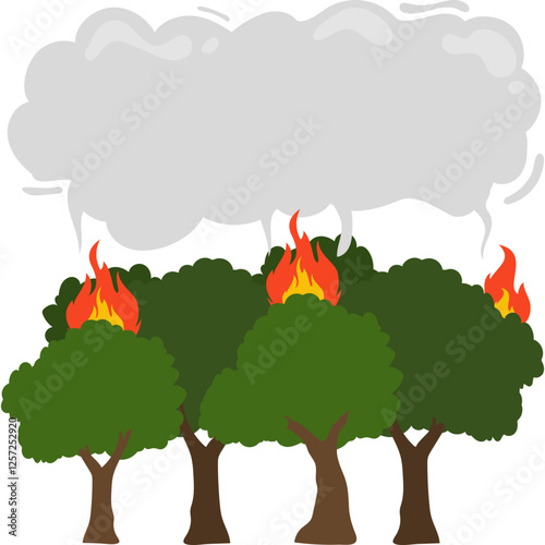 Forest Fires Illustration
