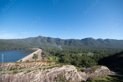 Lake Bellfield and the Wonderland range, Halls Gap, Australia
