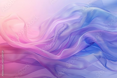 Pastel tone purple pink blue gradient defocused abstract photo smooth lines pantone color background