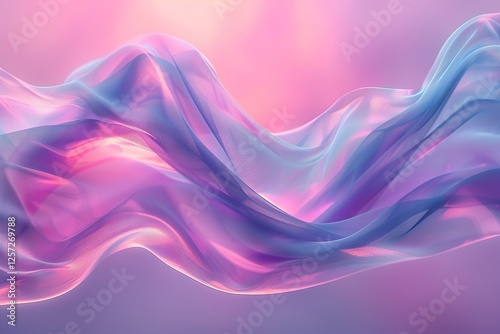 Pastel tone purple pink blue gradient defocused abstract photo smooth lines pantone color background