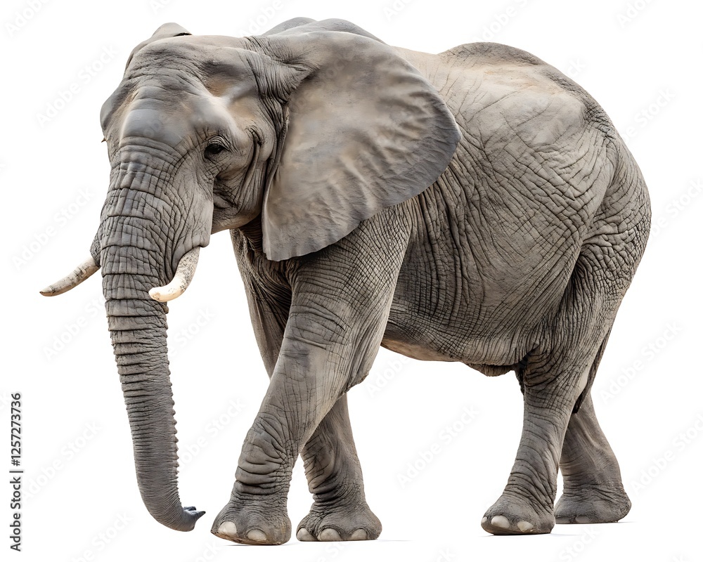 Obraz premium elephant isolated on white