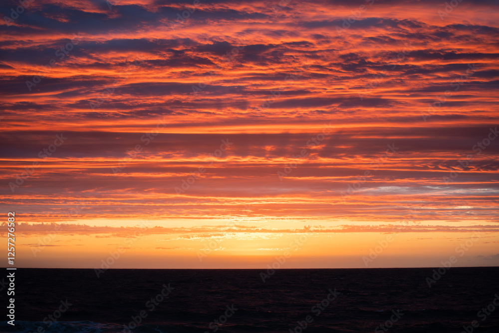 Fototapeta premium sunset over the sea