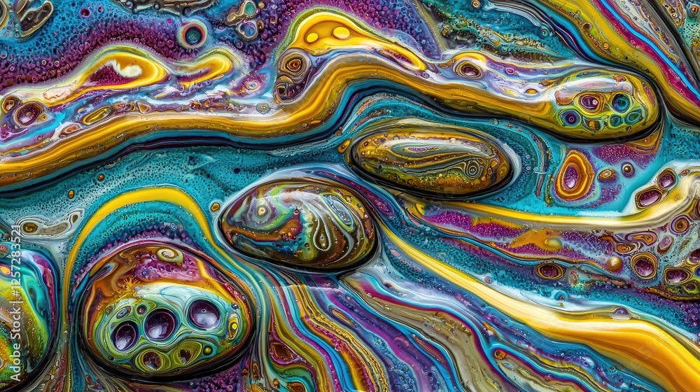 Abstract colorful paint swirls, fluid art texture, vibrant background, design element Abstract colorful paint swirls, fluid art texture, vibrant background, design element