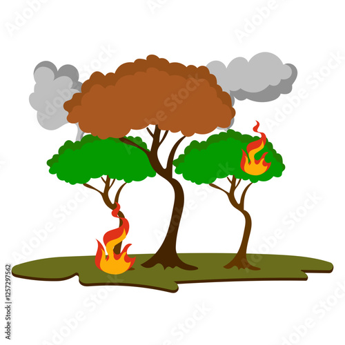 Forest Fires Illustration