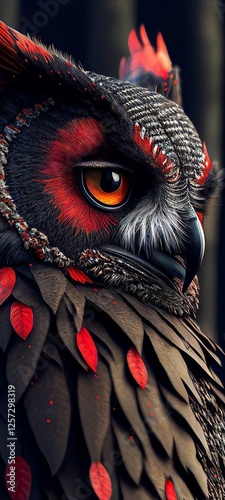 portrait on an Owl