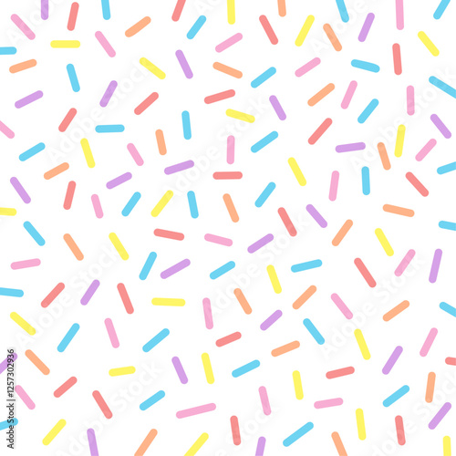 colorful sprinkle background illustration vector for birthday