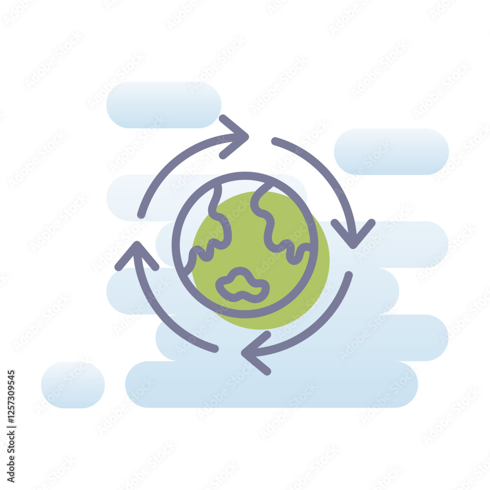 Recycle Reuse vector icon Recycle Reuse vector icon