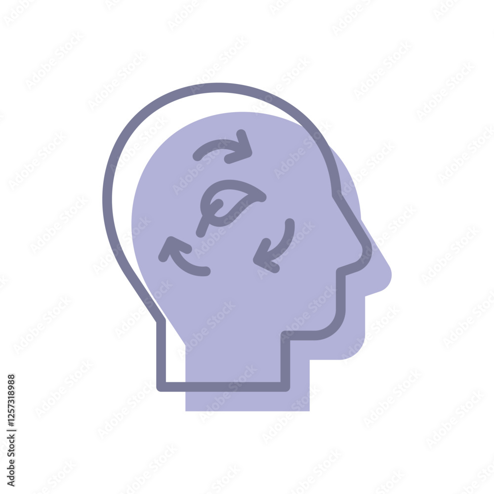 Recycling Awareness vector icon Recycling Awareness vector icon
