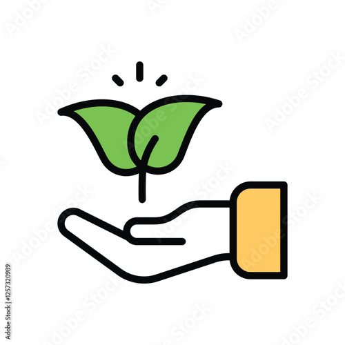 Save The Nature vector icon