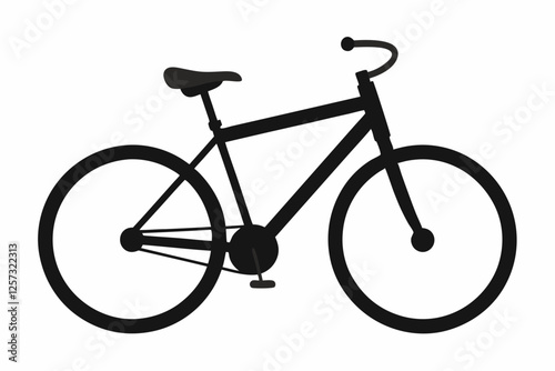 Simple Line Art Bicycle Vectors