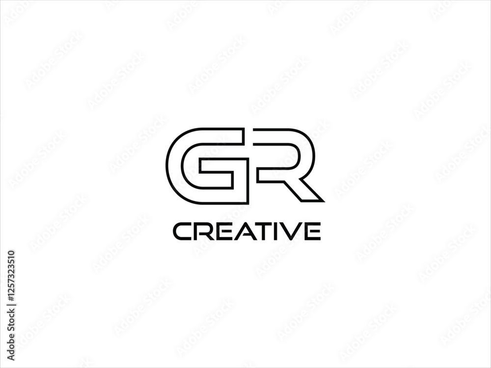 G R letter mark logo, graphic design inspirational designs G R letter mark logo, graphic design inspirational designs