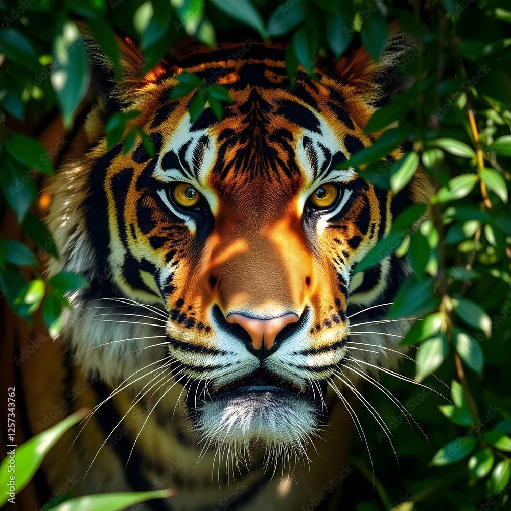 Obraz premium tiger in the mountains