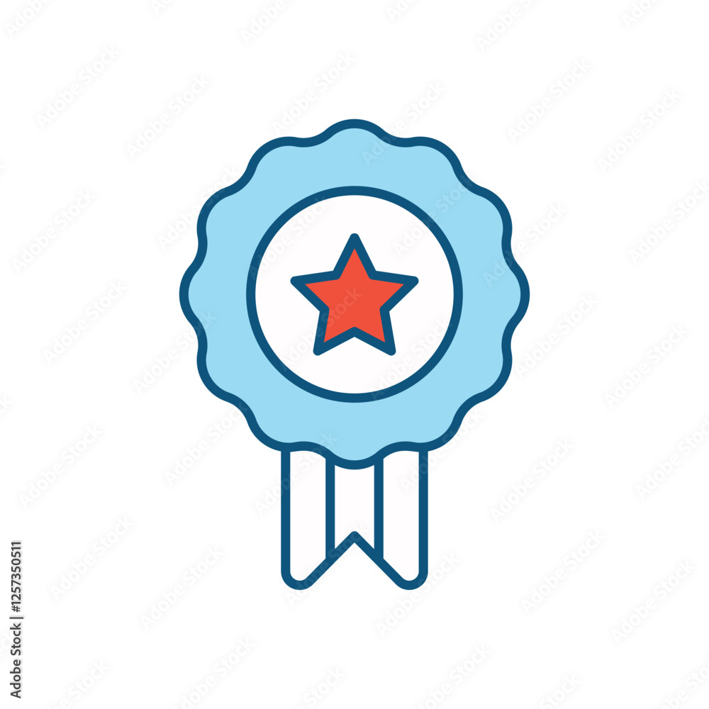 Medal vector icon Medal vector icon