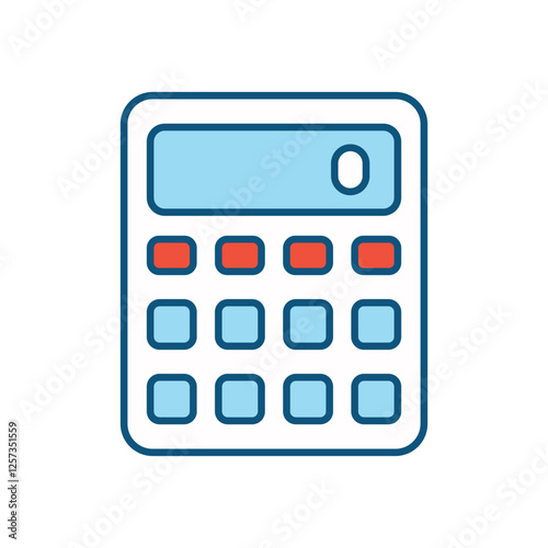 Calculator vector icon 