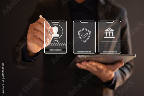 Financial identity verification with KYC Personal information for identification