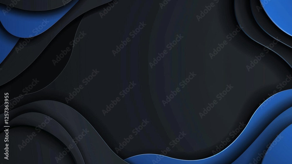 Minimalist abstract shapes wallpaper on a blue background. Banner template with white space for text, ideal for modern and professional design uses. Minimalist abstract shapes wallpaper on a blue background. Banner template with white space for text, ideal for modern and professional design uses.