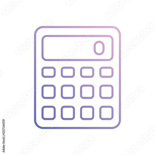 Calculator vector icon 