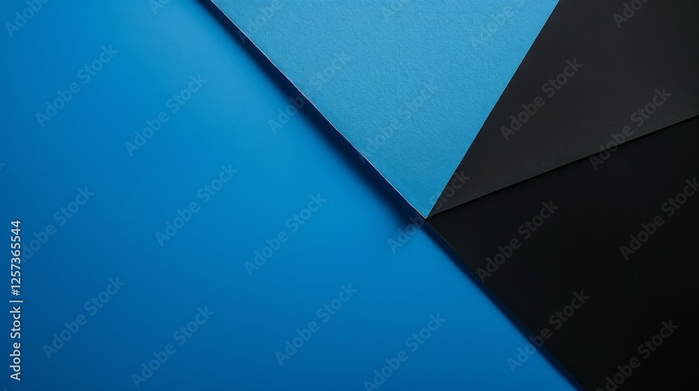 Photo of blue Background with Abstract Shapes for Design, Featuring White Space in the Center for Text. Ideal for Banner Templates and Digital Projects. Minimalist Wallpaper. Photo of blue Background with Abstract Shapes for Design, Featuring White Space in the Center for Text. Ideal for Banner Templates and Digital Projects. Minimalist Wallpaper.