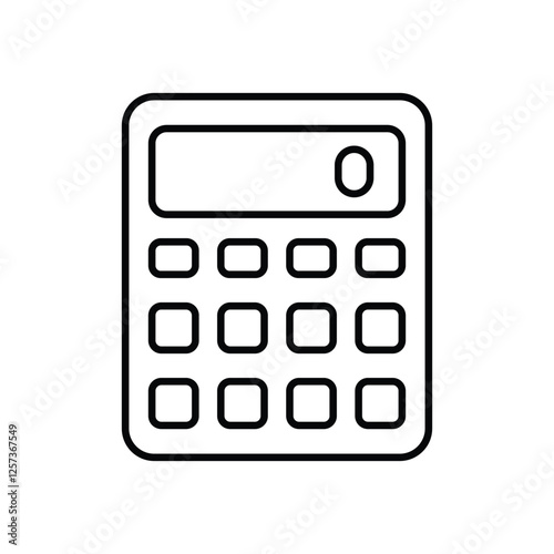 Calculator vector icon 