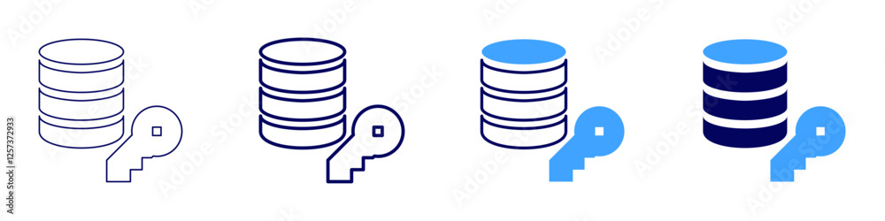 Data mining techniques icon in 4 different styles. Thin Line, Line, Bold Line, Duotone. Duotone style. Editable stroke Data mining techniques icon in 4 different styles. Thin Line, Line, Bold Line, Duotone. Duotone style. Editable stroke