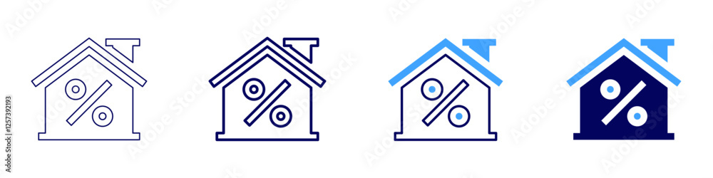 Property management services icon in 4 different styles. Thin Line, Line, Bold Line, Duotone. Duotone style. Editable stroke Property management services icon in 4 different styles. Thin Line, Line, Bold Line, Duotone. Duotone style. Editable stroke