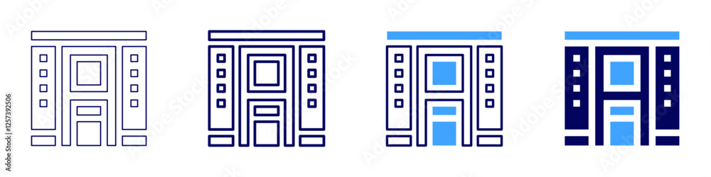 Property search engines icon in 4 different styles. Thin Line, Line, Bold Line, Duotone. Duotone style. Editable stroke Property search engines icon in 4 different styles. Thin Line, Line, Bold Line, Duotone. Duotone style. Editable stroke
