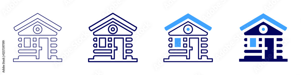 Real estate marketing campaigns icon in 4 different styles. Thin Line, Line, Bold Line, Duotone. Duotone style. Editable stroke Real estate marketing campaigns icon in 4 different styles. Thin Line, Line, Bold Line, Duotone. Duotone style. Editable stroke