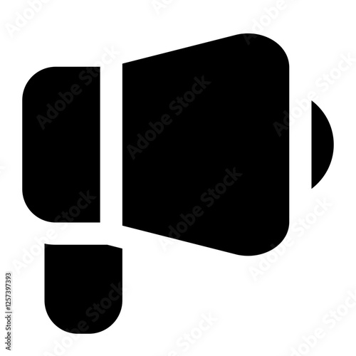 megaphone icon for illustration