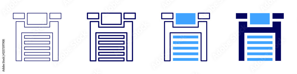 Real estate rental services icon in 4 different styles. Thin Line, Line, Bold Line, Duotone. Duotone style. Editable stroke Real estate rental services icon in 4 different styles. Thin Line, Line, Bold Line, Duotone. Duotone style. Editable stroke