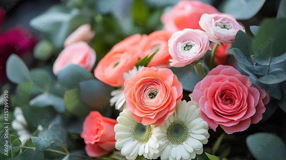 Fototapeta premium bouquet of roses