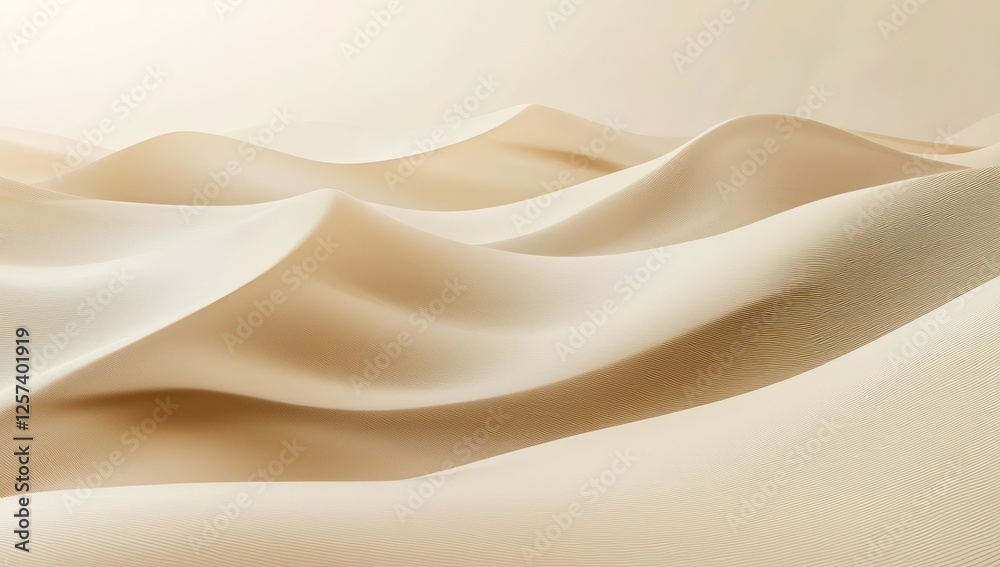 Obraz premium Sand tones flow into pale cream gradients, with brushed textures that bring warmth and simplicity to a clean composition.