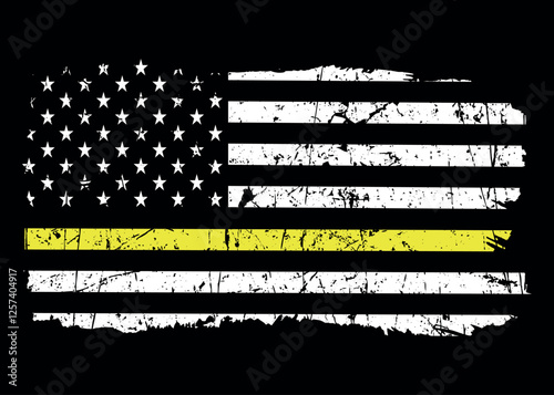 Thin Yellow Line Patriotic Day 