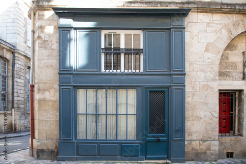 french storefront restored old facade old boutique wooden