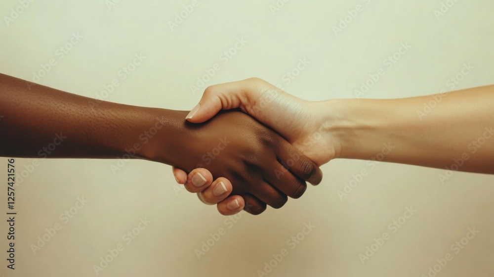 Hands Coming Together in Unity and Respect Against Neutral Background Hands Coming Together in Unity and Respect Against Neutral Background