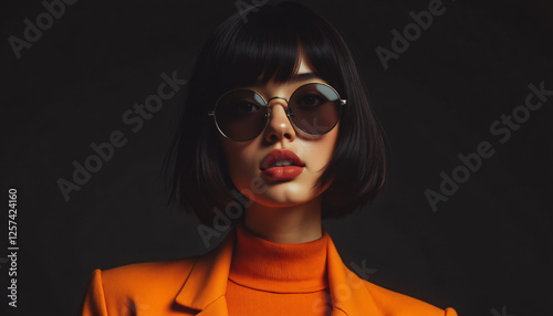 a woman wearing sunglasses