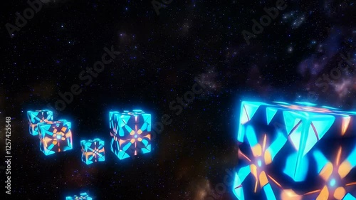 Space Cube Animation