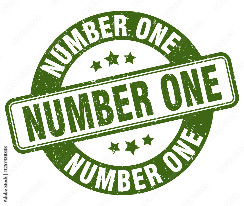 number one stamp. number one label. round grunge sign number one stamp. number one label. round grunge sign