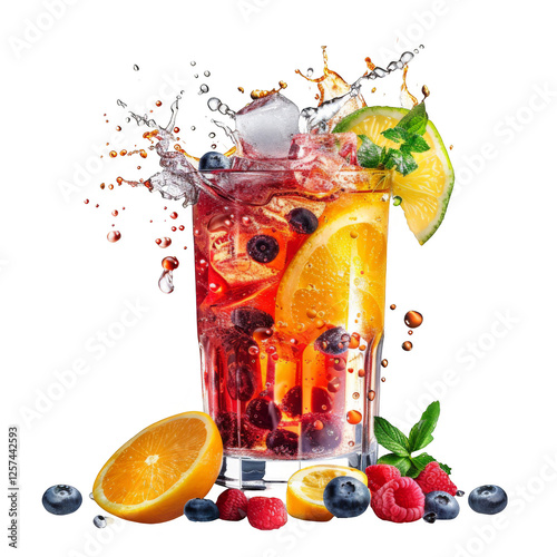 Refreshing Summer Fruit Cocktail: A Burst of Flavor