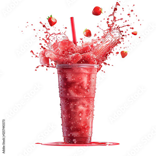 Refreshing Strawberry Slush: A Burst of Summer