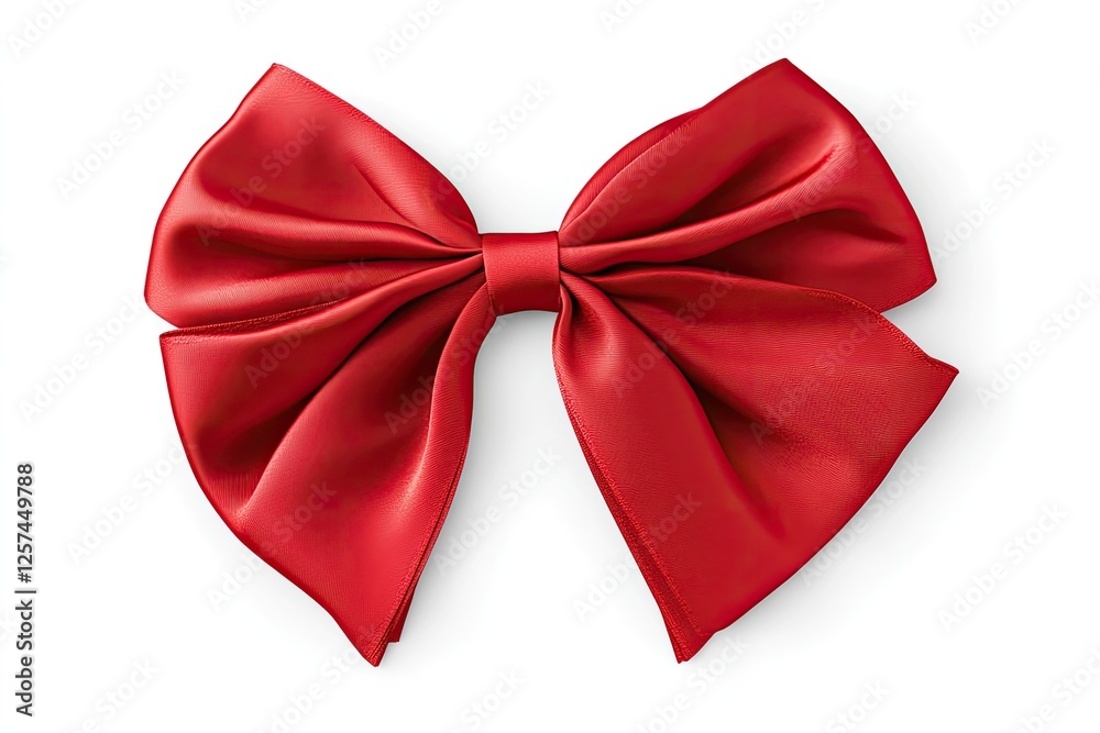 Red satin bow isolated on white background (1) Red satin bow isolated on white background (1)