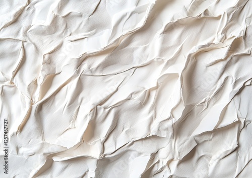 Textured White Clay Background, Studio Shot photo