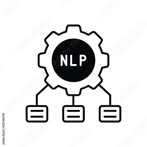 NLP vector icon