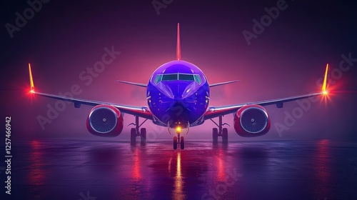 Southwest Airlines Boeing 737-800 at Dusk