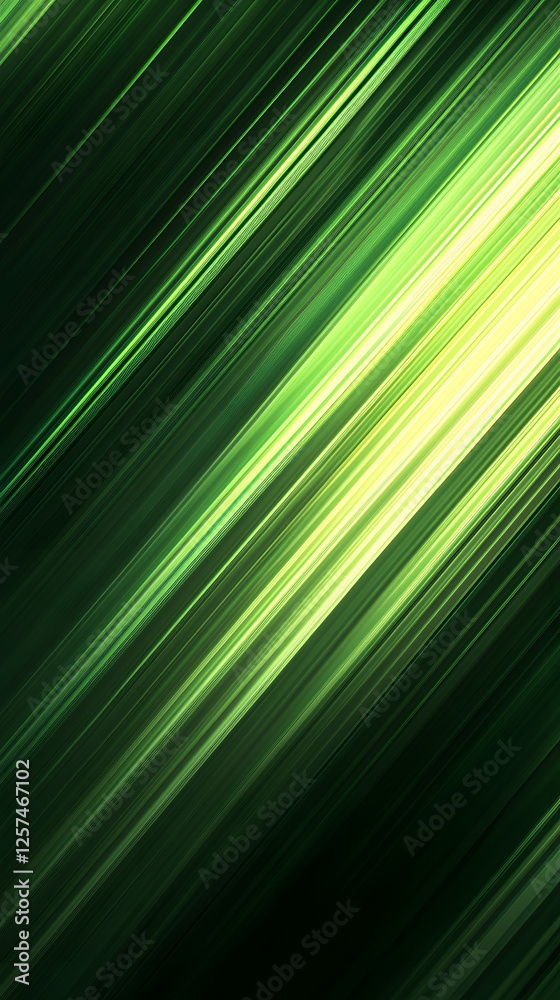 Bright green diagonal lines with a smooth gradient texture creating a vivid abstract background pattern. Bright green diagonal lines with a smooth gradient texture creating a vivid abstract background pattern.