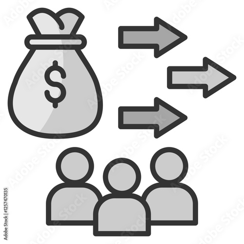 Investor  Icon Element For Design