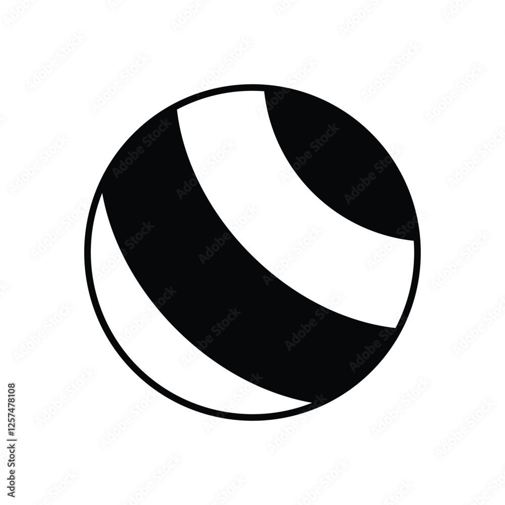 Yoga Ball icon vector stock illustration Yoga Ball icon vector stock illustration