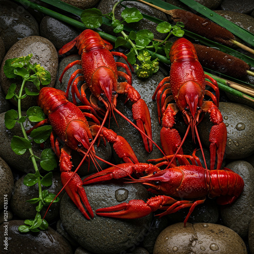 boiled crayfish